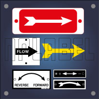 Directional Arrow Labels & Stickers Directional Arrow Labels & Stickers