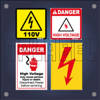 Electrical Shock & High Voltage Labels