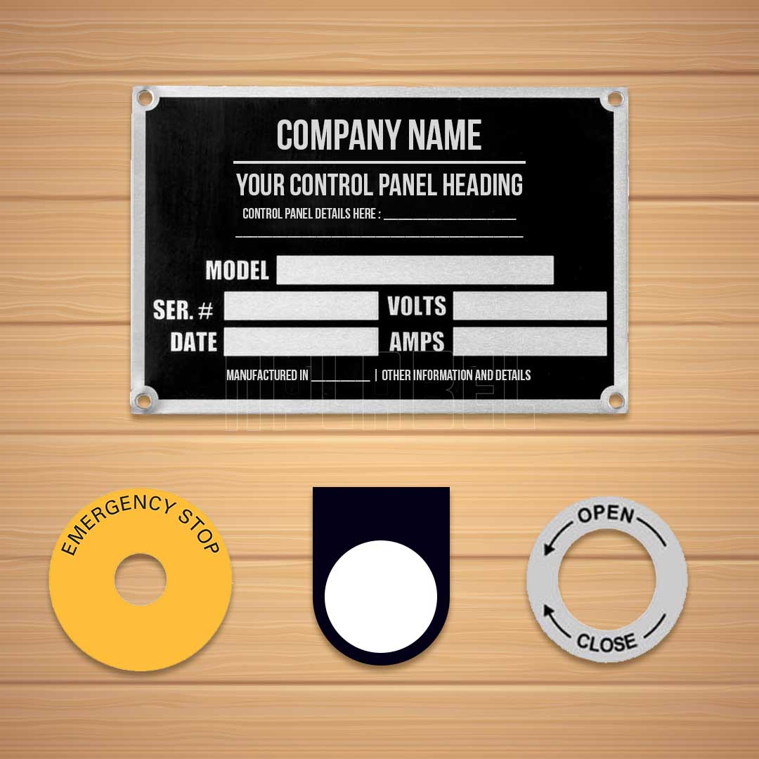 Electrical Control Panel Labels & Stickers