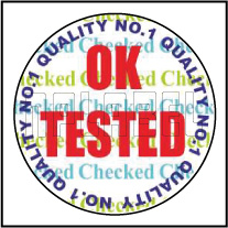HG0004 OK Tested Hologram Sticker
