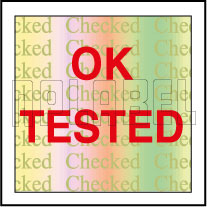 HG0005 OK Tested Hologram Sticker
