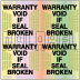 HG0006 Warranty Void Hologram Sticker HG0006 Warranty Void Hologram Sticker