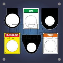 Labels & Stickers for Push Button - Bulb Indictor	 Labels & Stickers for Push Button - Bulb Indictor