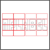 ML7537 General Purpose Sticker Size 75x37.5mm