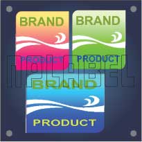 Different Shaped PU Coating Dome Labels