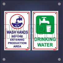 Potable Non-Potable Water Signs Name Plates Potable Non-Potable Water Signs Name Plates