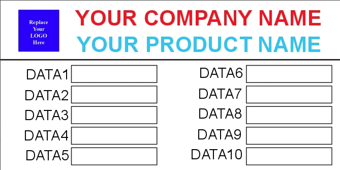 218280 Customize Aluminum Data Plates