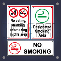 Smoking & Drinking Area Sign Name Plates Smoking & Drinking Area Sign Name Plates