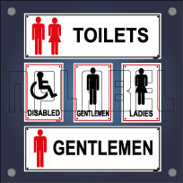 Toilet & Restroom Signs Name Plate Toilet & Restroom Signs Name Plate