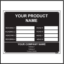 160153_54 Customize Metal Label Template